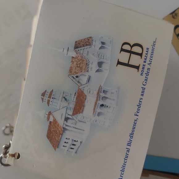 Home Bazzar Floral Butterfly Wooden shingled Handpainted Birdhouse New - Picture 10 of 16